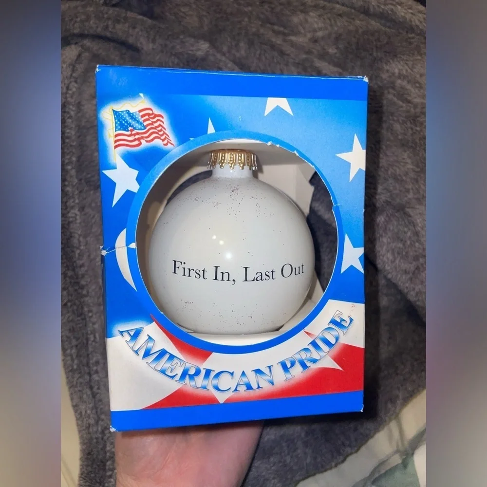 New in Box | Fire Fighter Ornament | Christmas Decoration